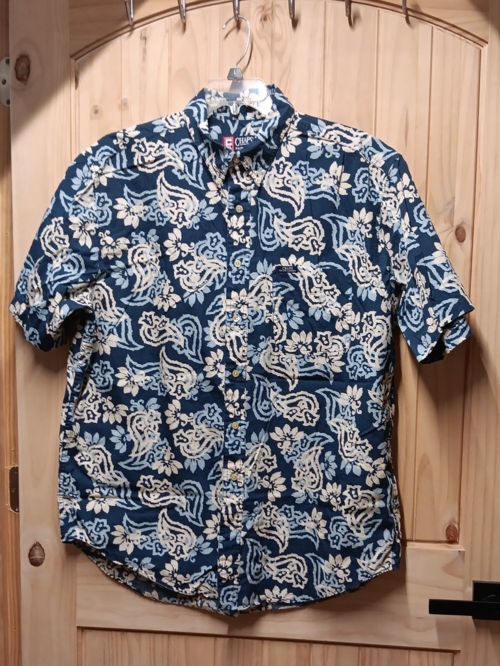 Chaps Ralph LaureMen’s Short-Sleeve Button-Down Shirt EUC